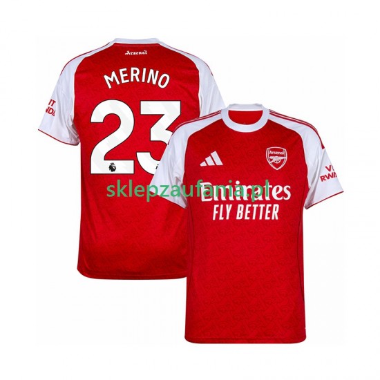 Herre Arsenal drakt Merino 23 Hjemme 2025-2026 Korte Ermer
