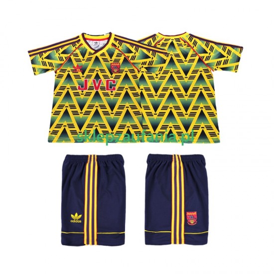 3-13 år Barn Arsenal drakt 1991 1993 Retro Borte Korte Ermer
