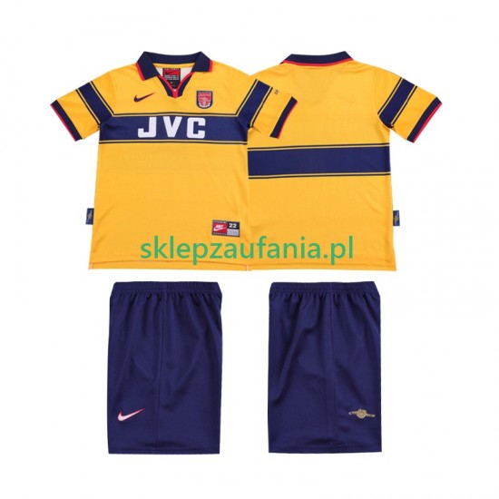 3-13 år Barn Arsenal drakt 1997 Retro Borte 1999 Korte Ermer