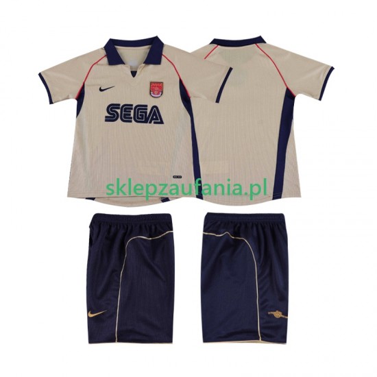 3-13 år Barn Arsenal drakt 2001 2002 Retro Borte Korte Ermer