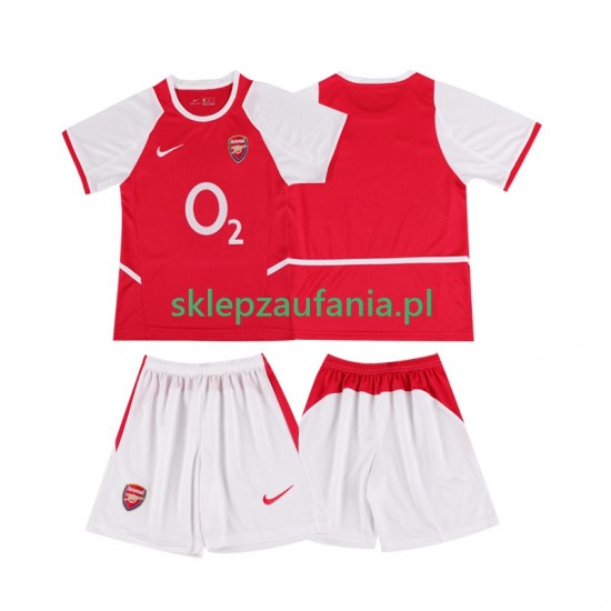3-13 år Barn Arsenal drakt 2002 2003 Retro Hjemme Korte Ermer