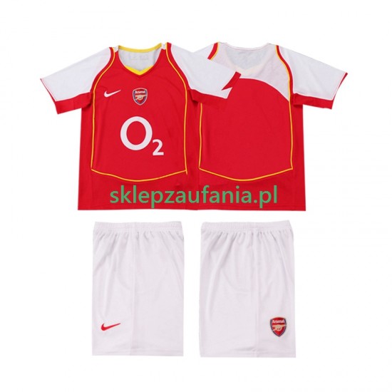 3-13 år Barn Arsenal drakt 2005 Retro Hjemme 2004 Korte Ermer