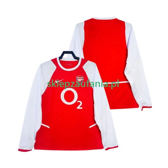 Herre Arsenal drakt 2002 2003 Retro Hjemme Langermet