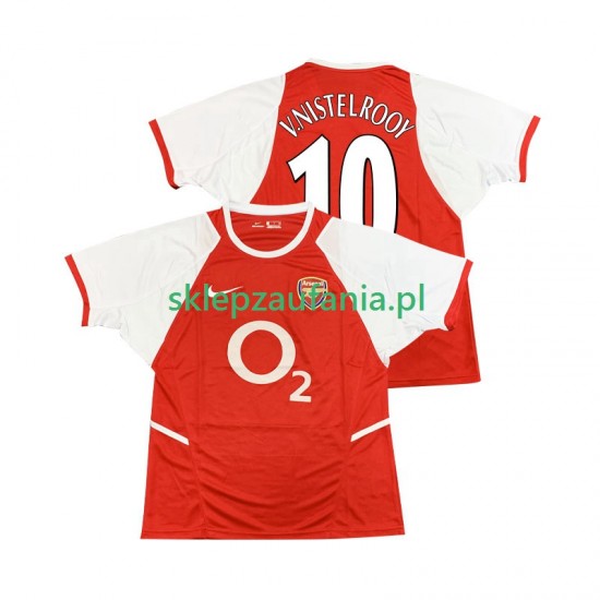 Herre Arsenal drakt Ruud van Nistelrooy 10 2002 2003 Retro Hjemme Korte Ermer