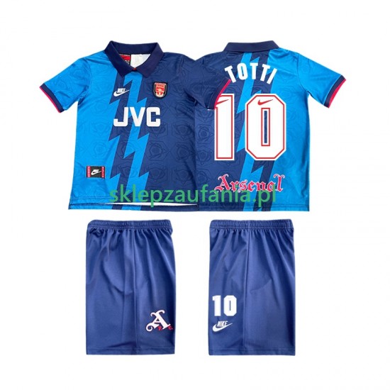 3-13 år Barn Arsenal drakt TOTTI 10 1995 1996 Retro Borte Korte Ermer