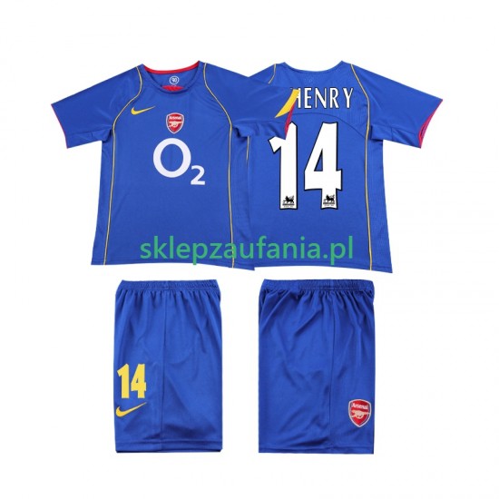 3-13 år Barn Arsenal drakt Thierry Henry 14 2005 Retro Borte 2004 Korte Ermer