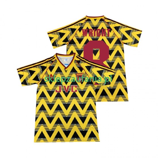 Herre Arsenal drakt WRIGHT 8 199 1993 Retro Borte Korte Ermer