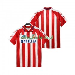 Herre Atlético Madrid drakt 1995 Retro Hjemme 1994 Korte Ermer Herre Atlético Madrid drakt 1995 Retro Hjemme 1994 Korte Ermer