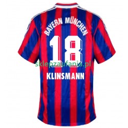 Herre FC Bayern München drakt Klinsmann 18 1995 1997 Retro Hjemme Korte Ermer