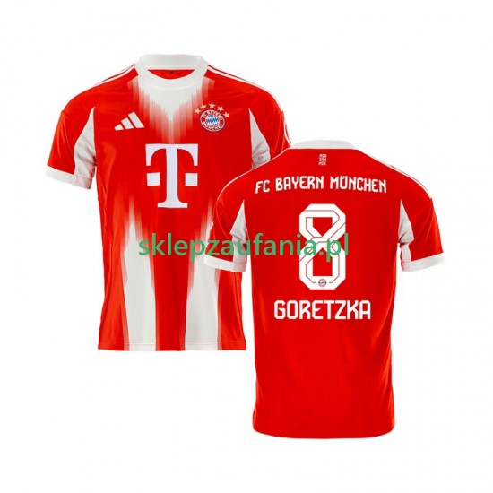 Herre FC Bayern München drakt Leon Goretzka 8 Hjemme 2025-2026 Korte Ermer