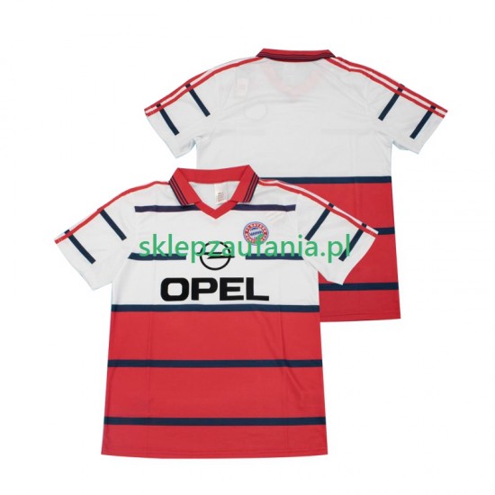 Herre FC Bayern München drakt 1998 Retro Borte 1999 Korte Ermer