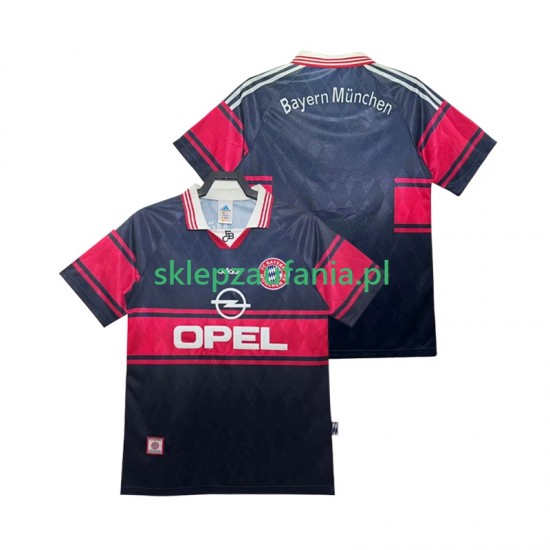 Herre FC Bayern München drakt 1997 Retro Hjemme 1999 Korte Ermer