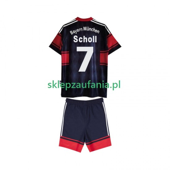 3-13 år Barn FC Bayern München drakt Scholl 7 1997 Retro Hjemme 1999 Korte Ermer