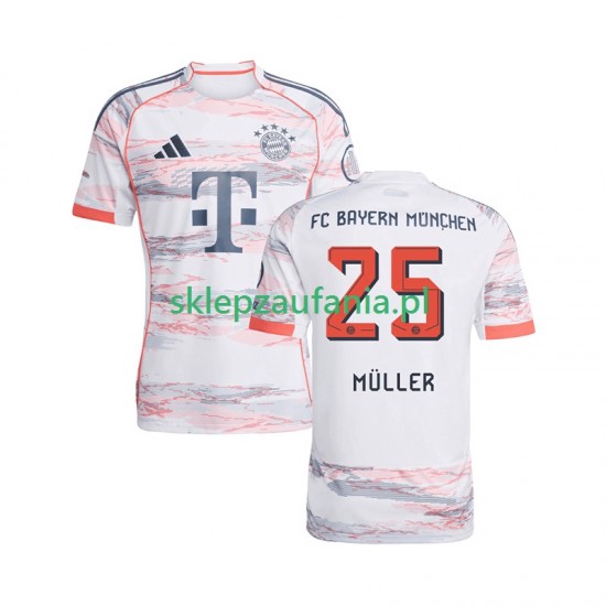 Herre FC Bayern München drakt Thomas Muller 25 Borte 2025-2026 Korte Ermer
