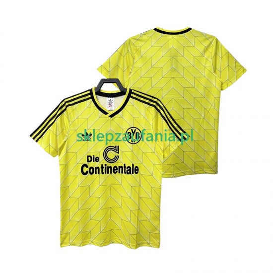 Herre Borussia Dortmund drakt 1988 1989 Retro Hjemme Korte Ermer