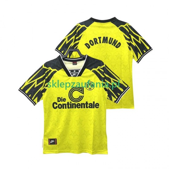 Herre Borussia Dortmund drakt 1995 Retro Hjemme 1994 Korte Ermer