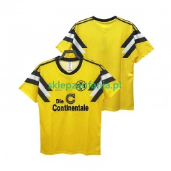 Herre Borussia Dortmund drakt DFB-POKAL 1989 Retro Hjemme Korte Ermer Herre Borussia Dortmund drakt DFB-POKAL 1989 Retro Hjemme Korte Ermer