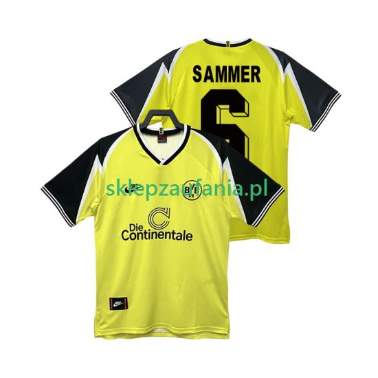 Herre Borussia Dortmund drakt SAMMER 6 1995 1996 Retro Hjemme Korte Ermer