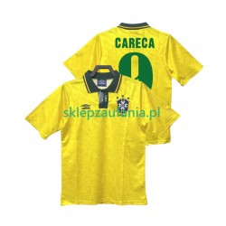 Herre Brasil drakt CARECA 9 1991 1993 Retro Hjemme Korte Ermer
