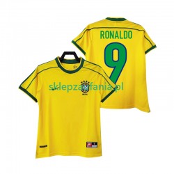 Herre Brasil drakt RONALDO 9 1998 Retro Hjemme Korte Ermer Herre Brasil drakt RONALDO 9 1998 Retro Hjemme Korte Ermer