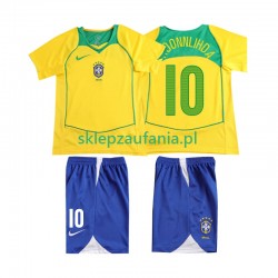 3-13 år Barn Brasil drakt RONALOINHO 10 Retro Hjemme 2004 Korte Ermer 3-13 år Barn Brasil drakt RONALOINHO 10 Retro Hjemme 2004 Korte Ermer
