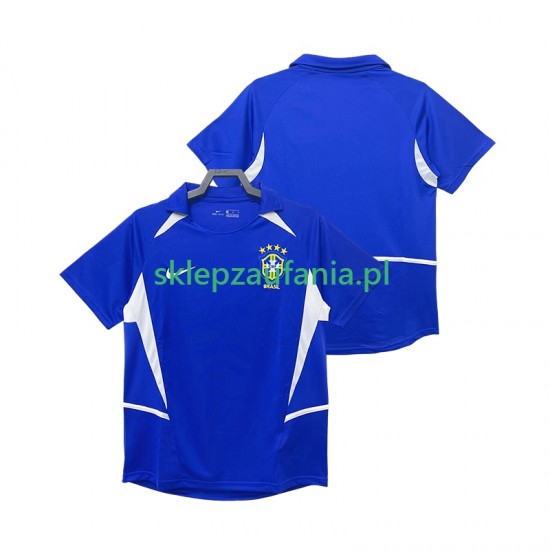 Herre Brasil drakt 2002 Retro Borte Korte Ermer