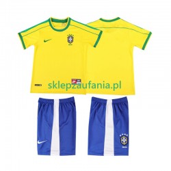 3-13 år Barn Brasil drakt 1998 Retro Hjemme Korte Ermer 3-13 år Barn Brasil drakt 1998 Retro Hjemme Korte Ermer