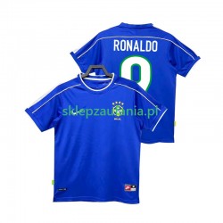 Herre Brasil drakt Ronaldo 9 1998 Retro Borte Korte Ermer Herre Brasil drakt Ronaldo 9 1998 Retro Borte Korte Ermer