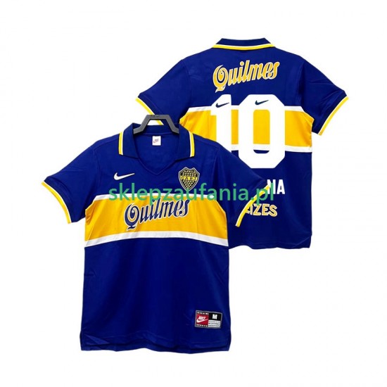 Herre CA Boca Juniors drakt MARADONA 10 1997 1998 Retro Hjemme Korte Ermer