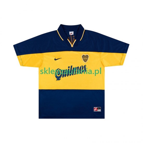 Herre CA Boca Juniors drakt 2000 Retro Hjemme 1999 Korte Ermer