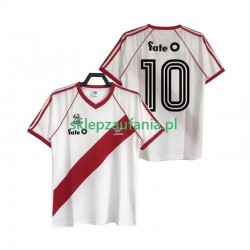 Herre CA River Plate drakt 10 1986 Retro Hjemme Korte Ermer Herre CA River Plate drakt 10 1986 Retro Hjemme Korte Ermer