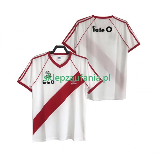 Herre CA River Plate drakt 1986 Retro Hjemme Korte Ermer