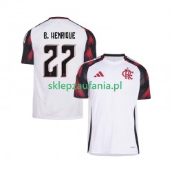 Herre CR Flamengo drakt Bruno Henrique 27 Borte 2025-2026 Korte Ermer Herre CR Flamengo drakt Bruno Henrique 27 Borte 2025-2026 Korte Ermer