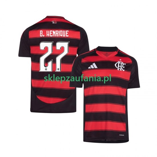 Herre CR Flamengo drakt Bruno Henrique 27 Hjemme 2025-2026 Korte Ermer