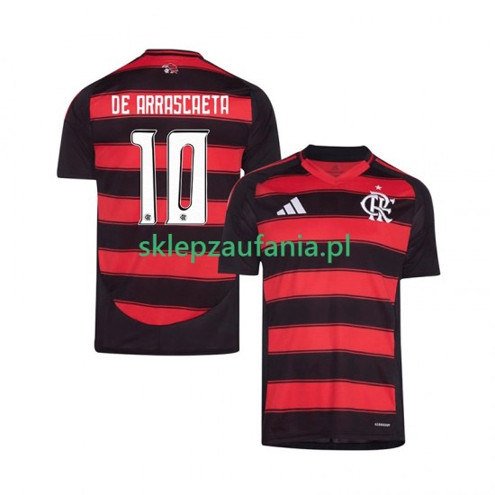 Herre CR Flamengo drakt Giorgian de Arrascaeta 10 Hjemme 2025-2026 Korte Ermer