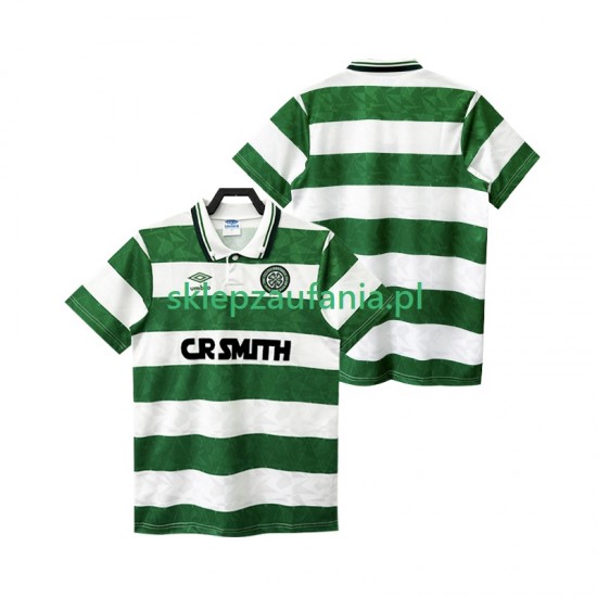 Herre Celtic drakt FC 1989 Retro Tredje 1990 Korte Ermer