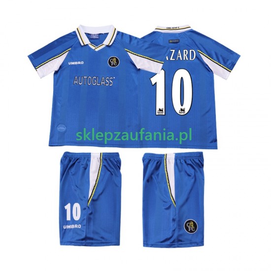 3-13 år Barn Chelsea drakt HAZARD 10 1997 Retro Hjemme 1999 Korte Ermer