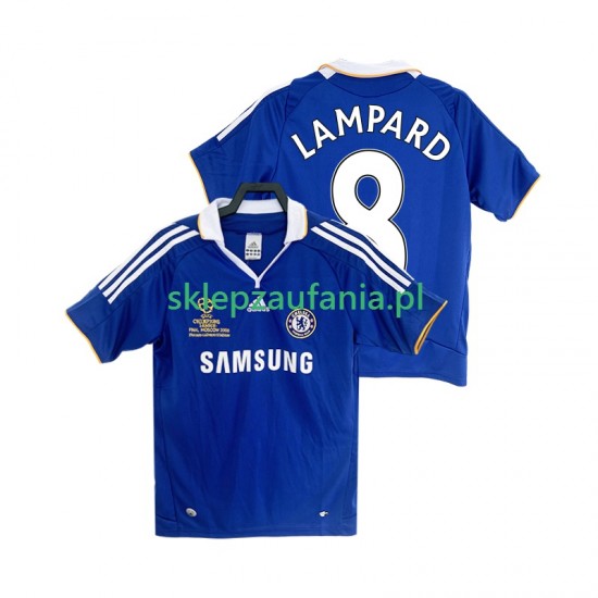 Herre Chelsea drakt LAMPARD 8 2007 Retro Hjemme 2008 Korte Ermer