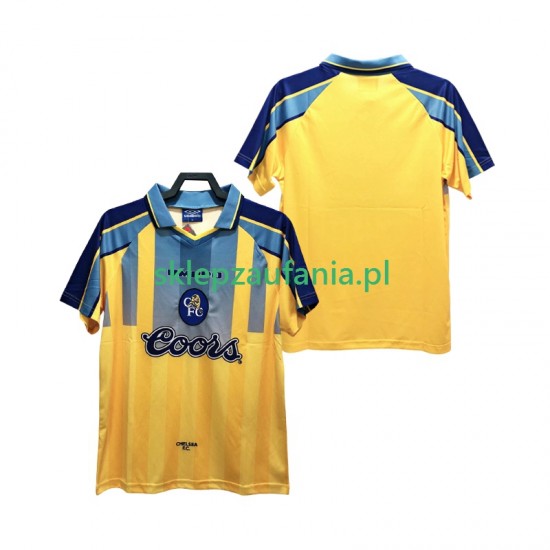 Herre Chelsea drakt 1995 1997 Retro Borte Korte Ermer