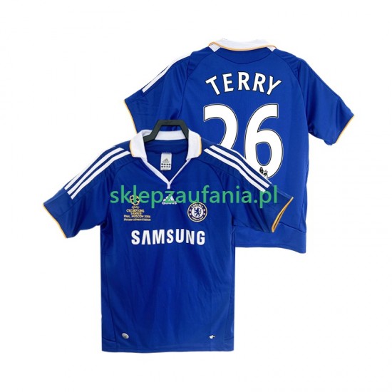 Herre Chelsea drakt TERRY 26 2007 Retro Hjemme 2008 Korte Ermer