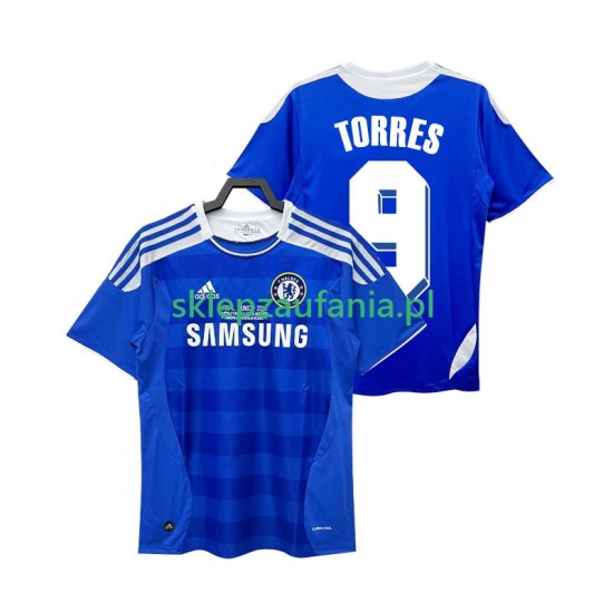 Herre Chelsea drakt Torres 9 2012 Retro Hjemme 2011 Korte Ermer