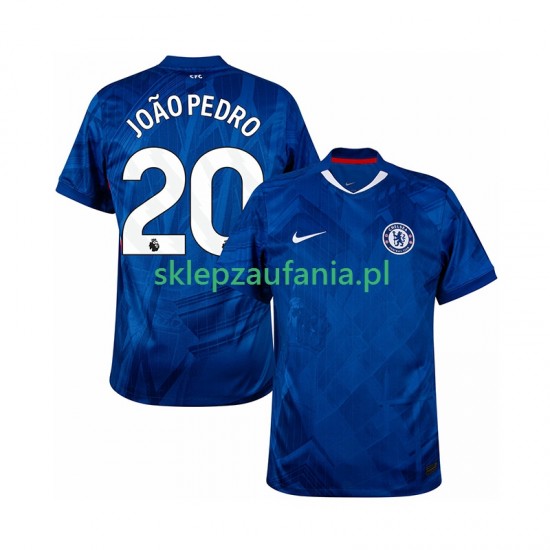 Herre Chelsea drakt joao pedro 20 Hjemme 2025-2026 Korte Ermer