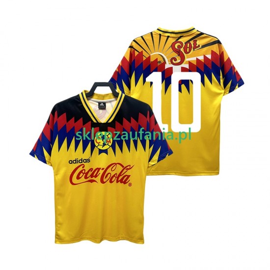 Herre Club América drakt 10 1995 Retro Hjemme Korte Ermer