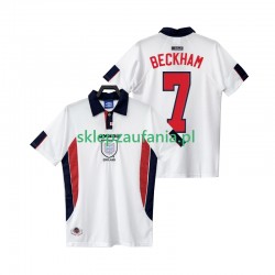 Herre England drakt BECKHAM 7 1998 Retro Hjemme Korte Ermer Herre England drakt BECKHAM 7 1998 Retro Hjemme Korte Ermer