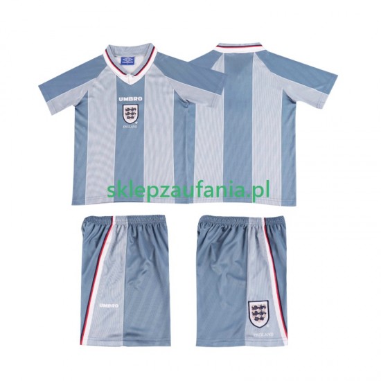 3-13 år Barn England drakt 1996 Retro Borte Korte Ermer