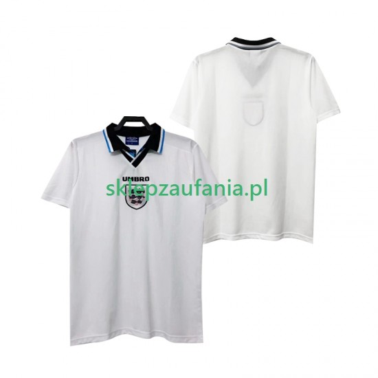 Herre England drakt 1996 Retro Hjemme Korte Ermer
