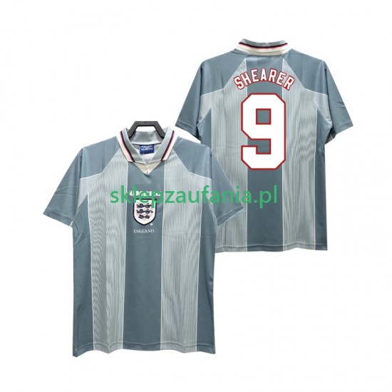 Herre England drakt SHEARER 9 1996 Retro Borte Korte Ermer
