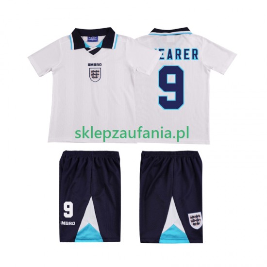 3-13 år Barn England drakt SHEARER 9 1996 Retro Hjemme Korte Ermer