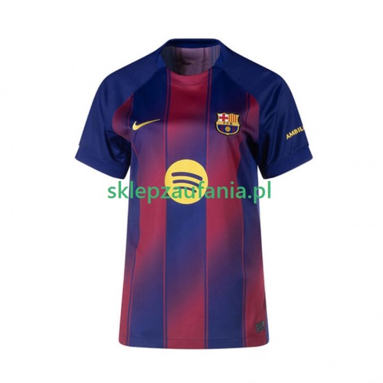 Dame FC Barcelona drakt Hjemme 2025-2026 Korte Ermer