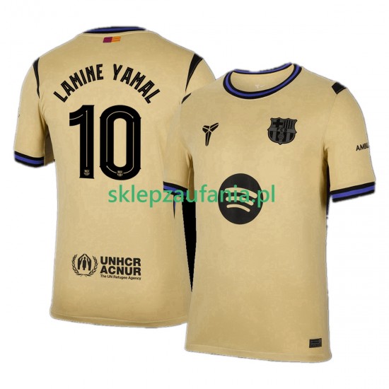 Herre FC Barcelona drakt Lamine Yamal 10 UCL Borte 2025-2026 Korte Ermer